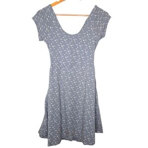 Pact Blue and White Mini Dress